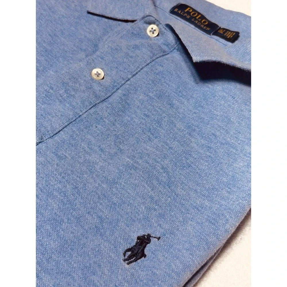 Polo Ralph Lauren Polo Shirt Mens XLT Extra Large Tall Light Blue Short Sleeve
